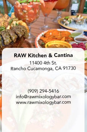 RAW Kitchen & Cantina (Able to provide licensed bartenders upon request)